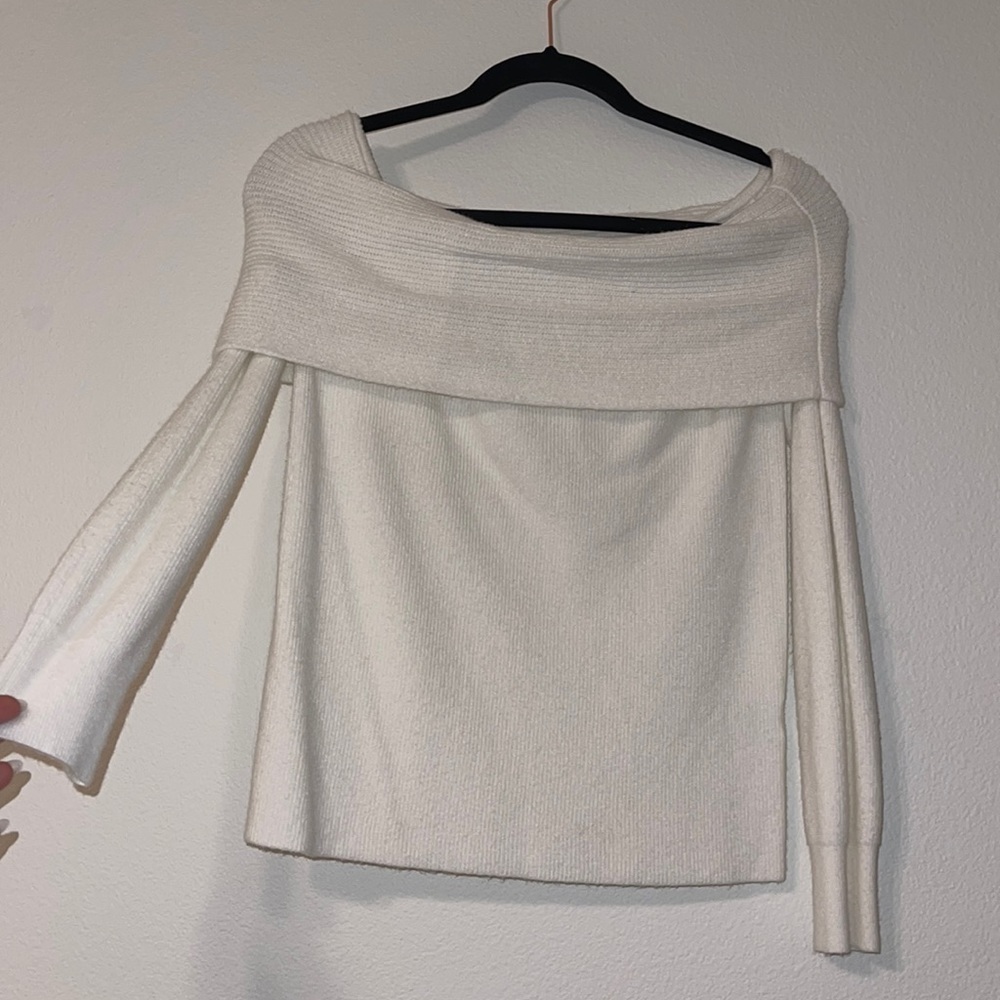 Off shoulder sweater